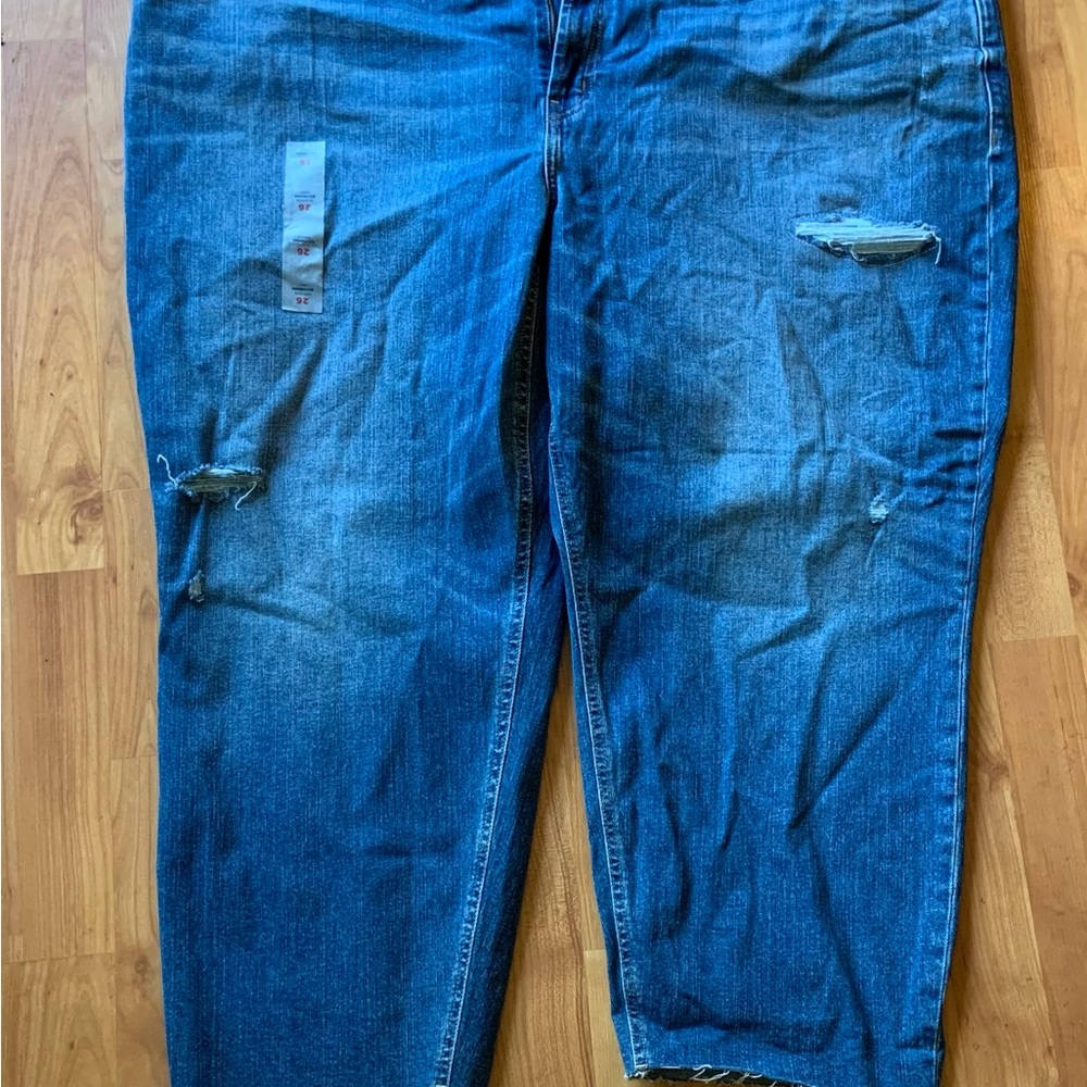 Old Navy boyfriend straight ankle jeans - Size 26